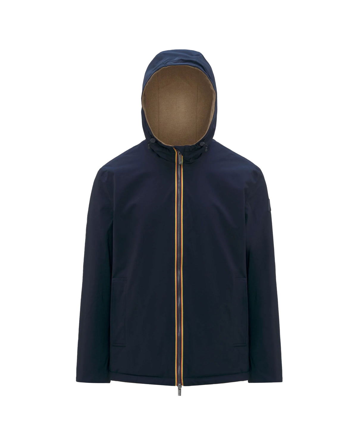 Giacca Uomo K-Way Claudel Wool Bonded Double Beige