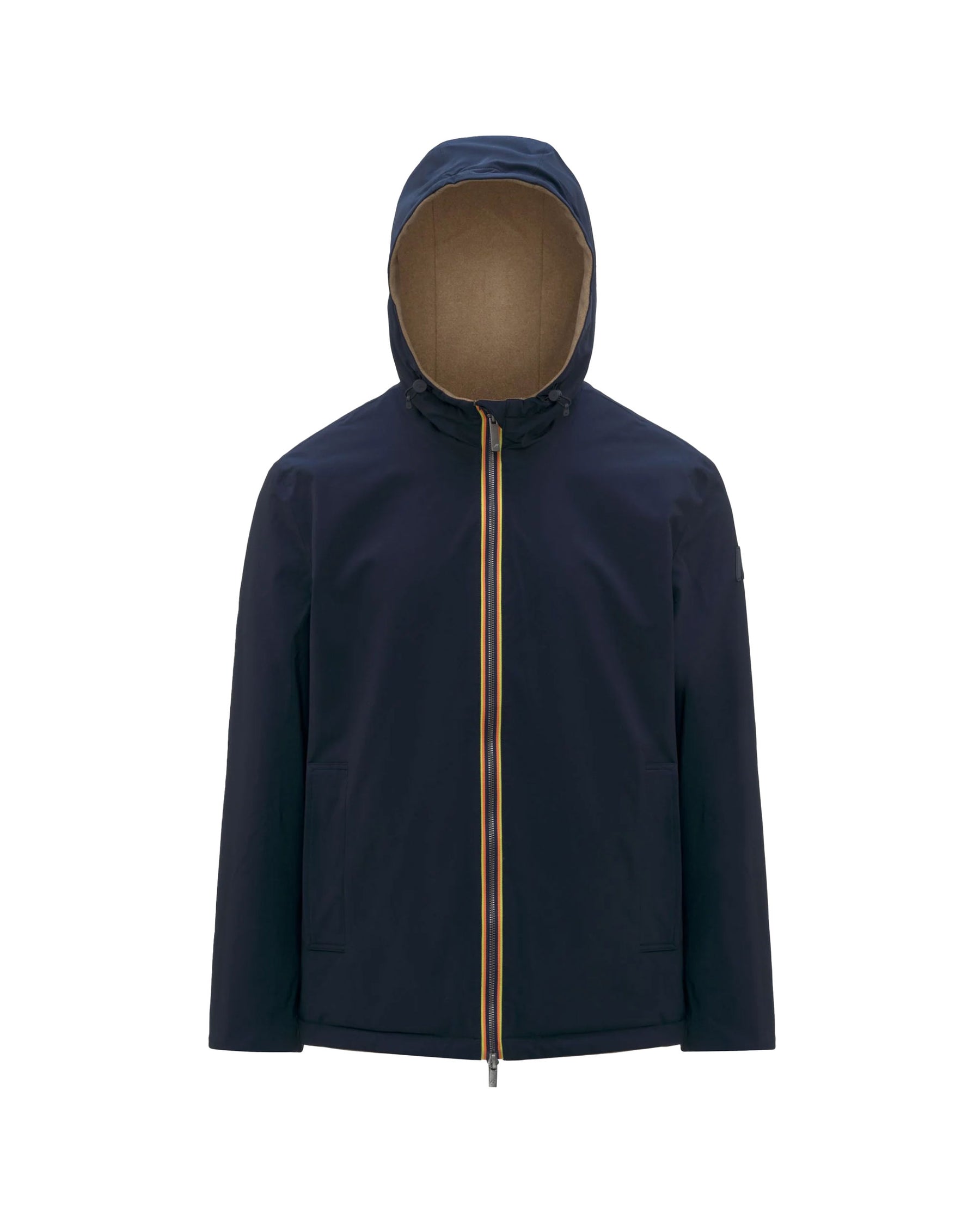 Giacca Uomo K-Way Claudel Wool Bonded Double Beige