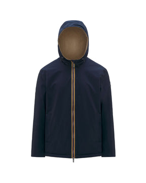Giacca Uomo K-Way Claudel Wool Bonded Double Beige