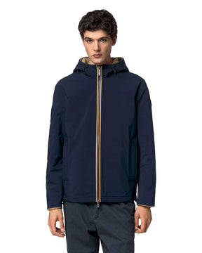 Giacca Uomo K-Way Claudel Wool Bonded Double Beige