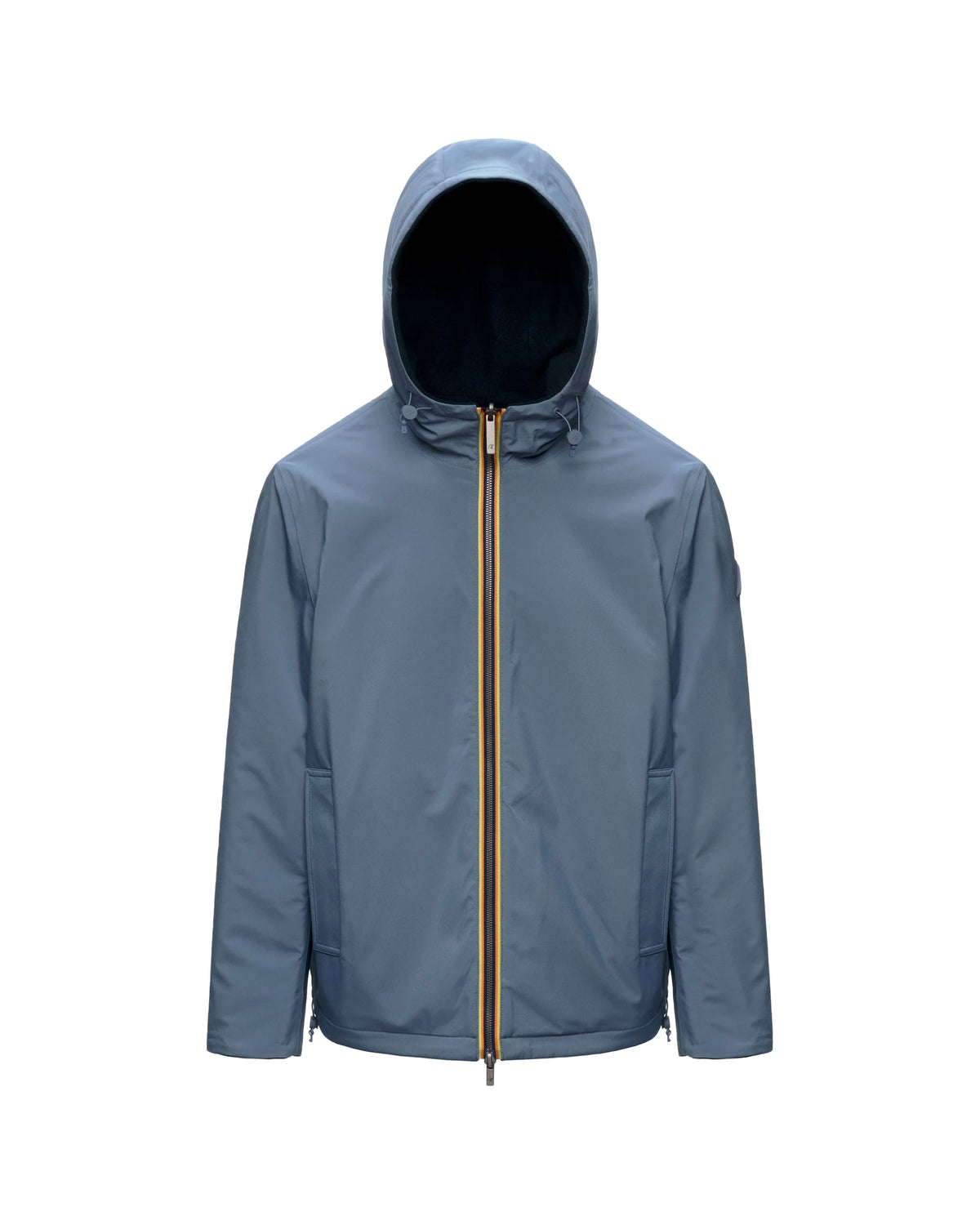 Giacca Uomo K-Way Claudel Wool Bonded Double Blu