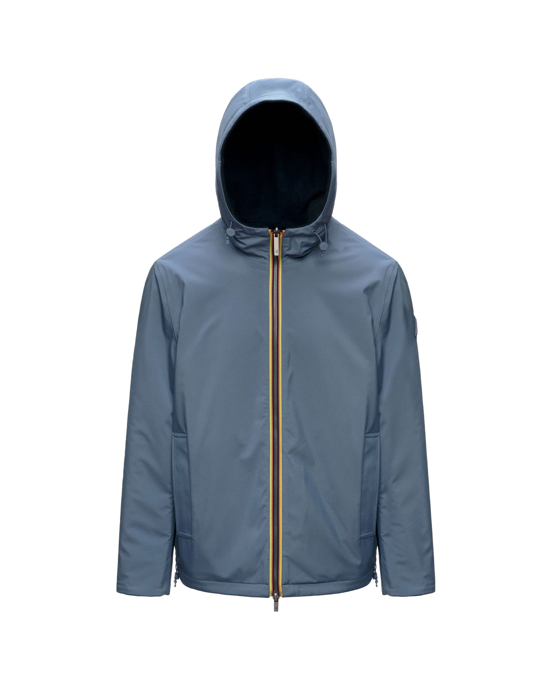 Giacca Uomo K-Way Claudel Wool Bonded Double Blu