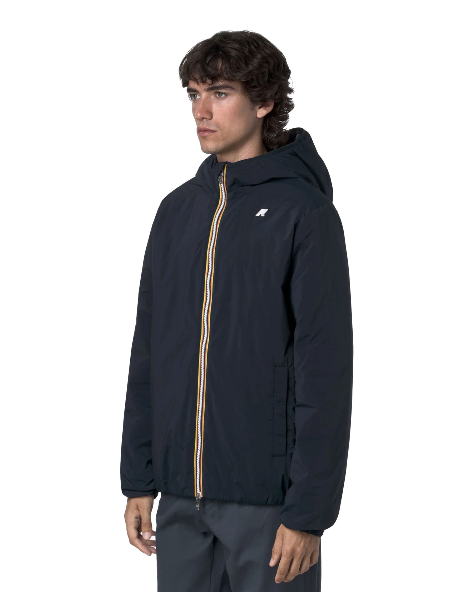 Man's Jackets K-Way Jack Plain Warm Blue