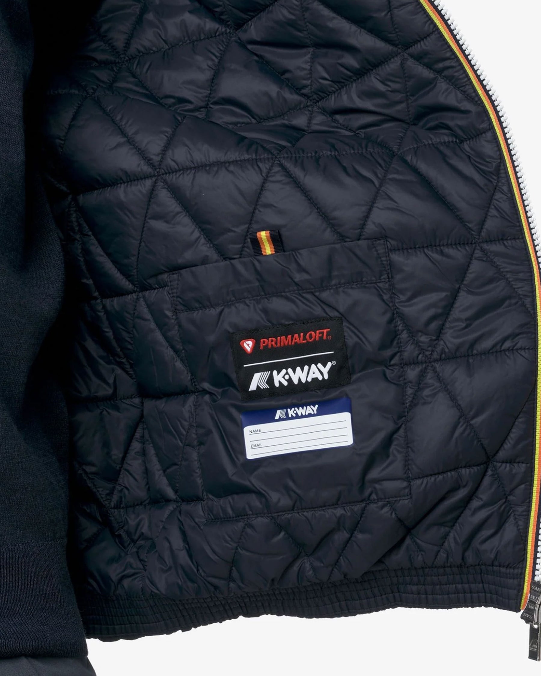Man's Jackets K-Way Jack Plain Warm Blue