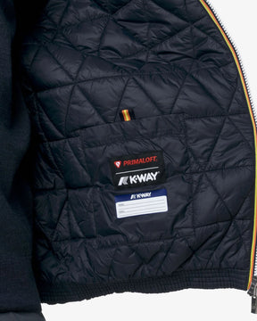 Man's Jackets K-Way Jack Plain Warm Blue