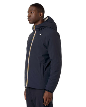Giacca Uomo K-Way Jack St Warm Double Blu Beige