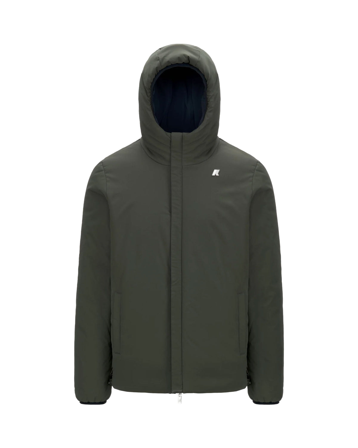 Giacca Uomo K-Way Jack St Warm Double Blu Verde