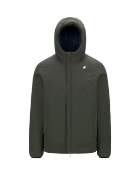 Giacca Uomo K-Way Jack St Warm Double Blu Verde