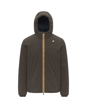 Giacca Uomo K-Way Jack St Warm Double Nero Verde Blu