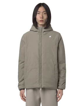 Giacca Uomo K-Way Jack St Warm Double Nero Verde Grigio