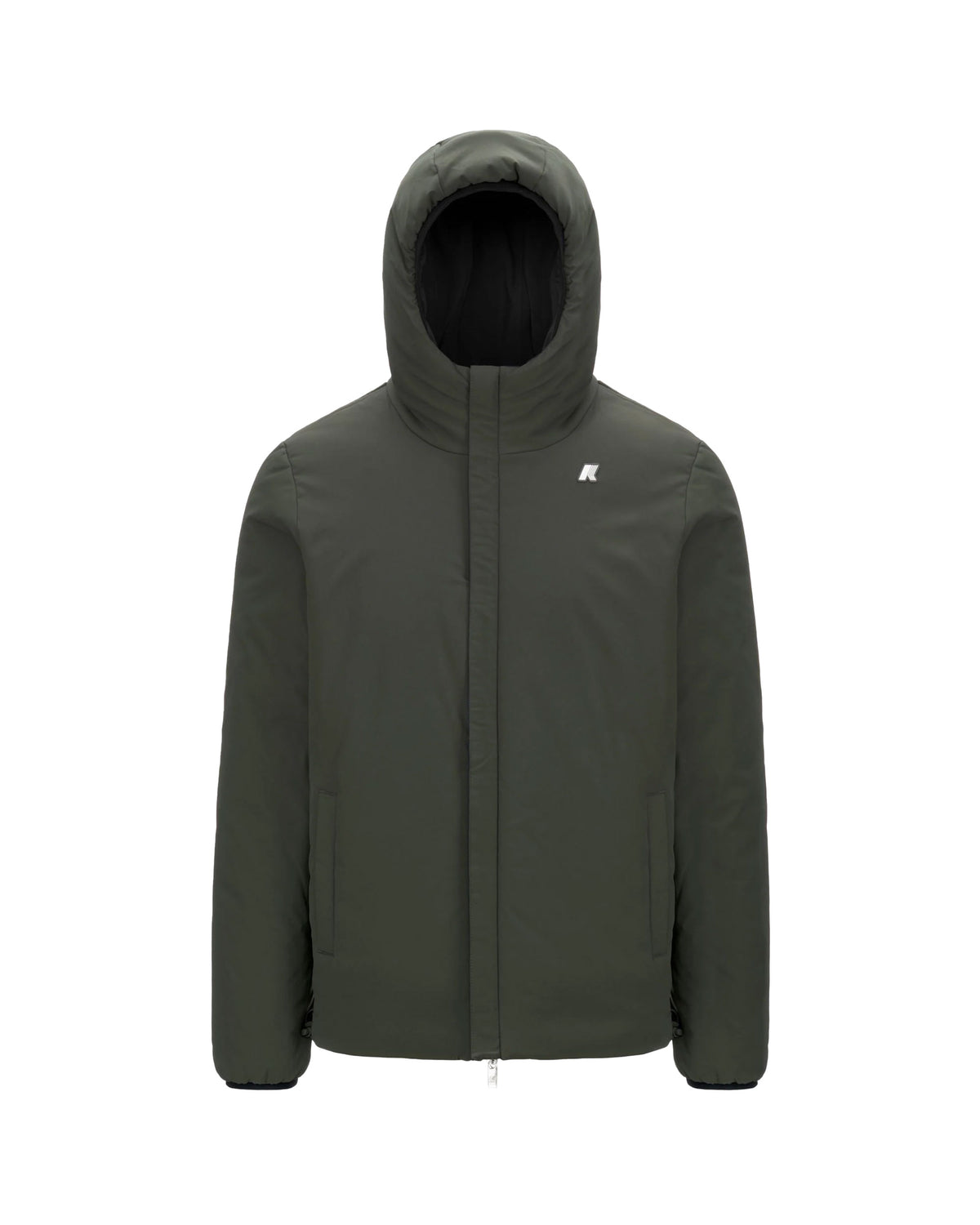 Giacca Uomo K-Way Jack St Warm Double Nero Verde