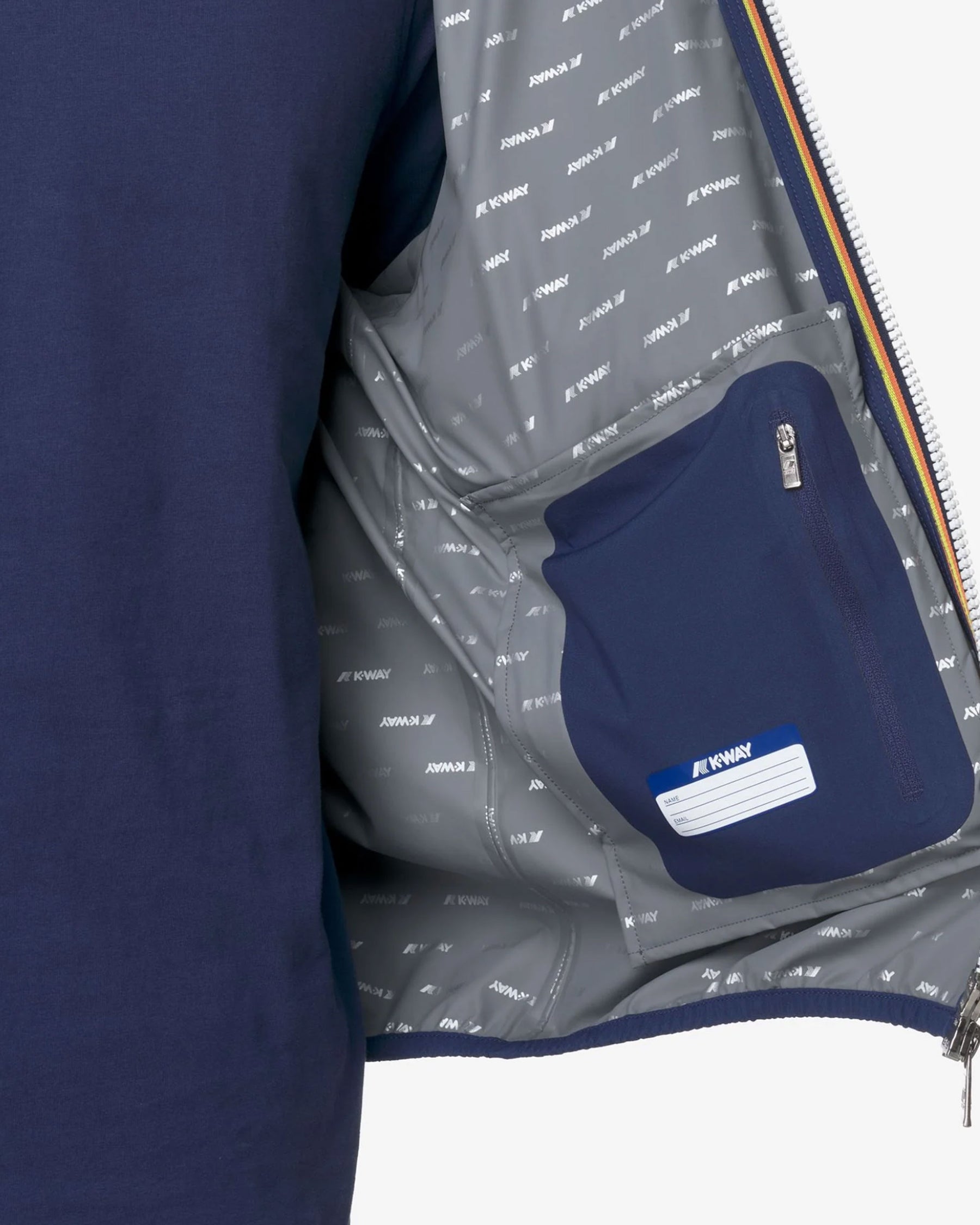 K-Way Jack Stretch Dot Men's Jacket Light Blue