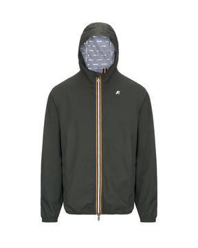 Giacca Uomo K-Way Jack Stretch Dot Green Blackish
