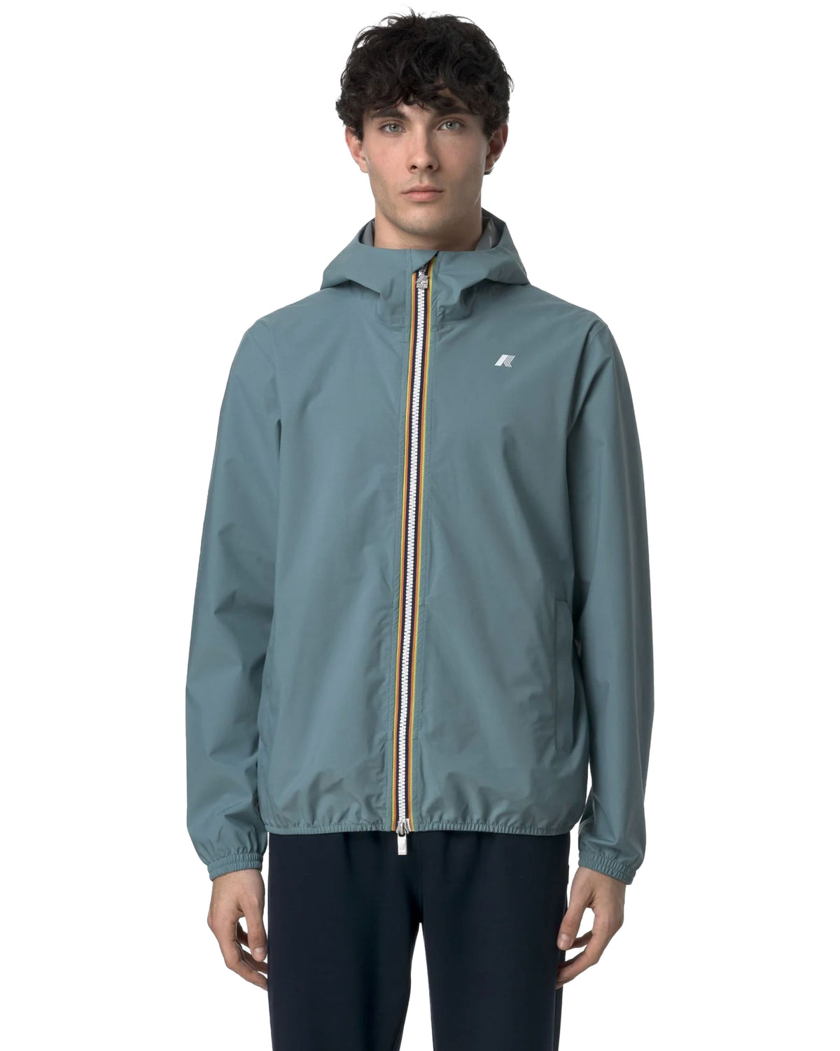 Men Jacket K-Way Jack Stretch Dot Green