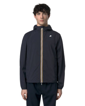 Giacca Uomo K-Way Jack Stretch Nylon Jersey Blu