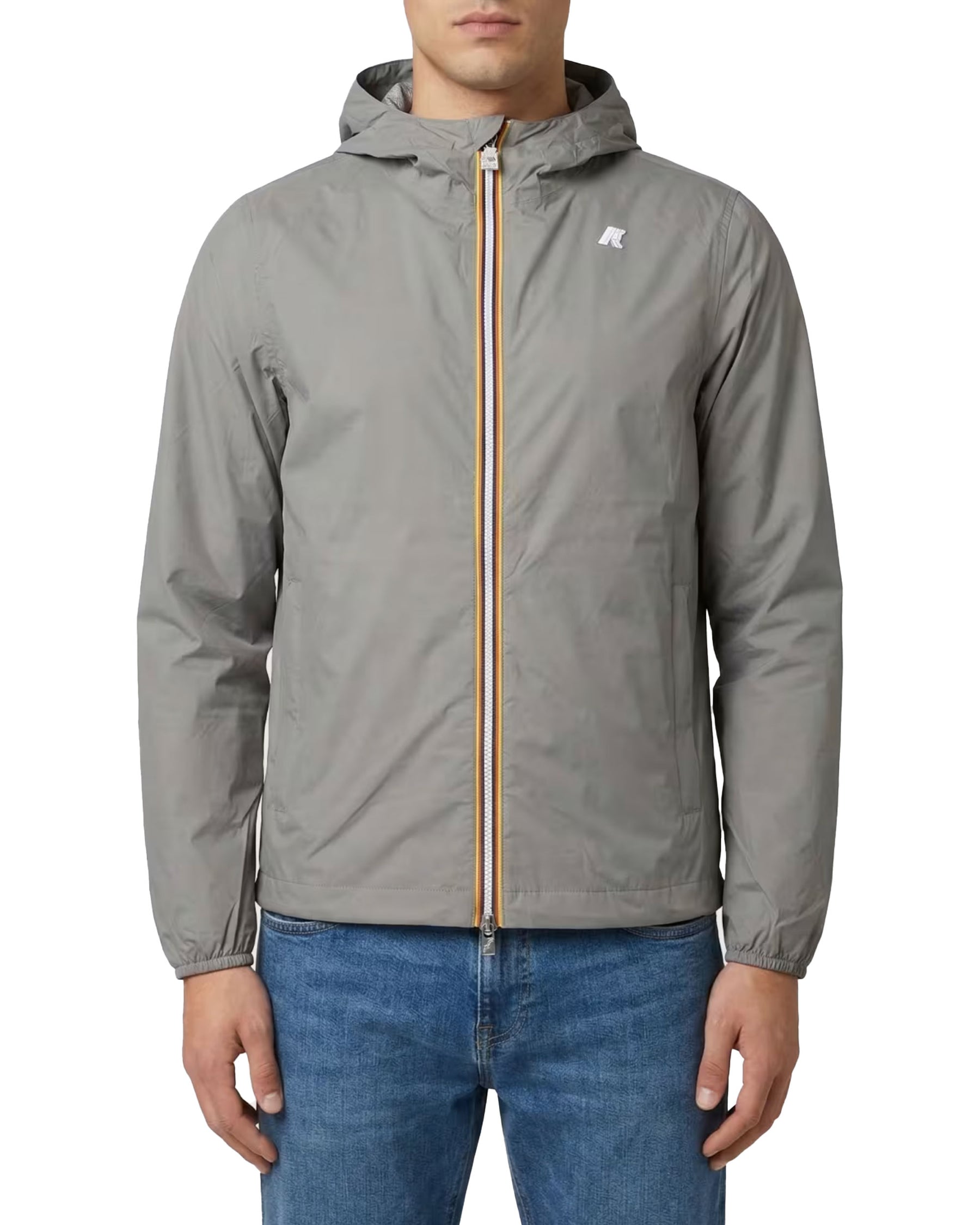 Men's Jacket Stretch Nylon Jersey Grey