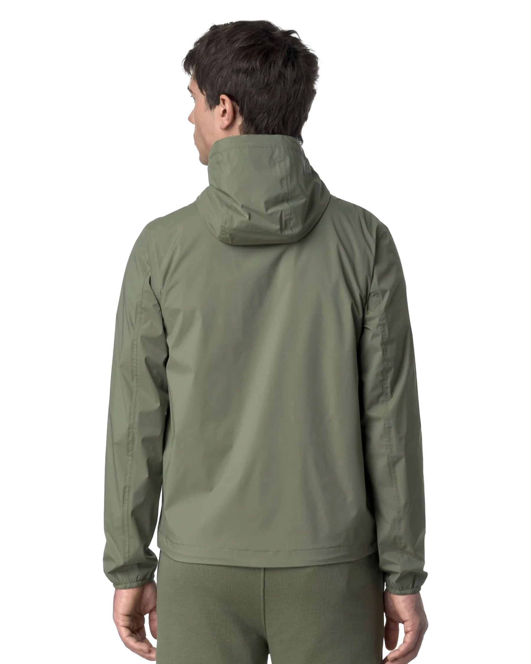 Giacca Uomo K-Way Jack Stretch Nylon Jersey Verde