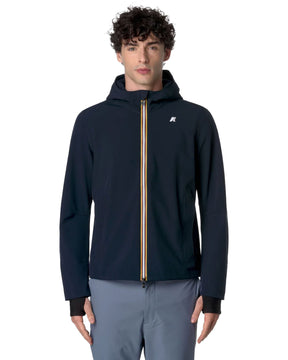 Giacca Uomo K-Way Jacko Bonded Pile Blu