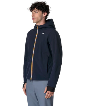 Giacca Uomo K-Way Jacko Bonded Pile Blu