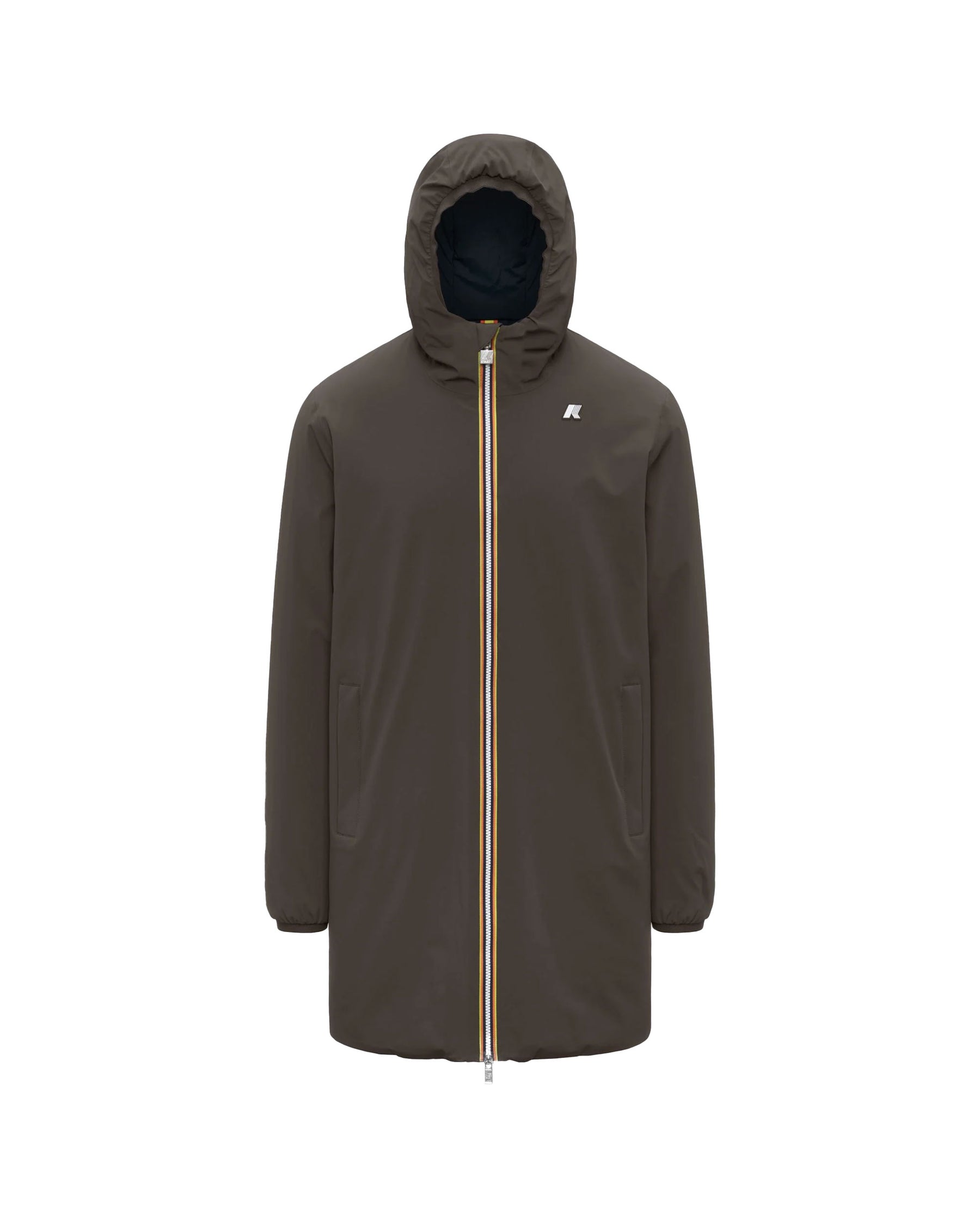 Giacca Uomo K-Way Jacob St Warm Double Black Olive