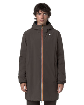 Giacca Uomo K-Way Jacob St Warm Double Black Olive