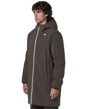 Giacca Uomo K-Way Jacob St Warm Double Black Olive