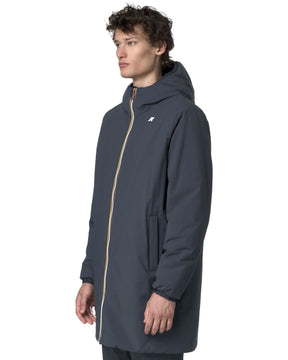 Giacca Uomo K-Way Jacob St Warm Double Blue Airforce