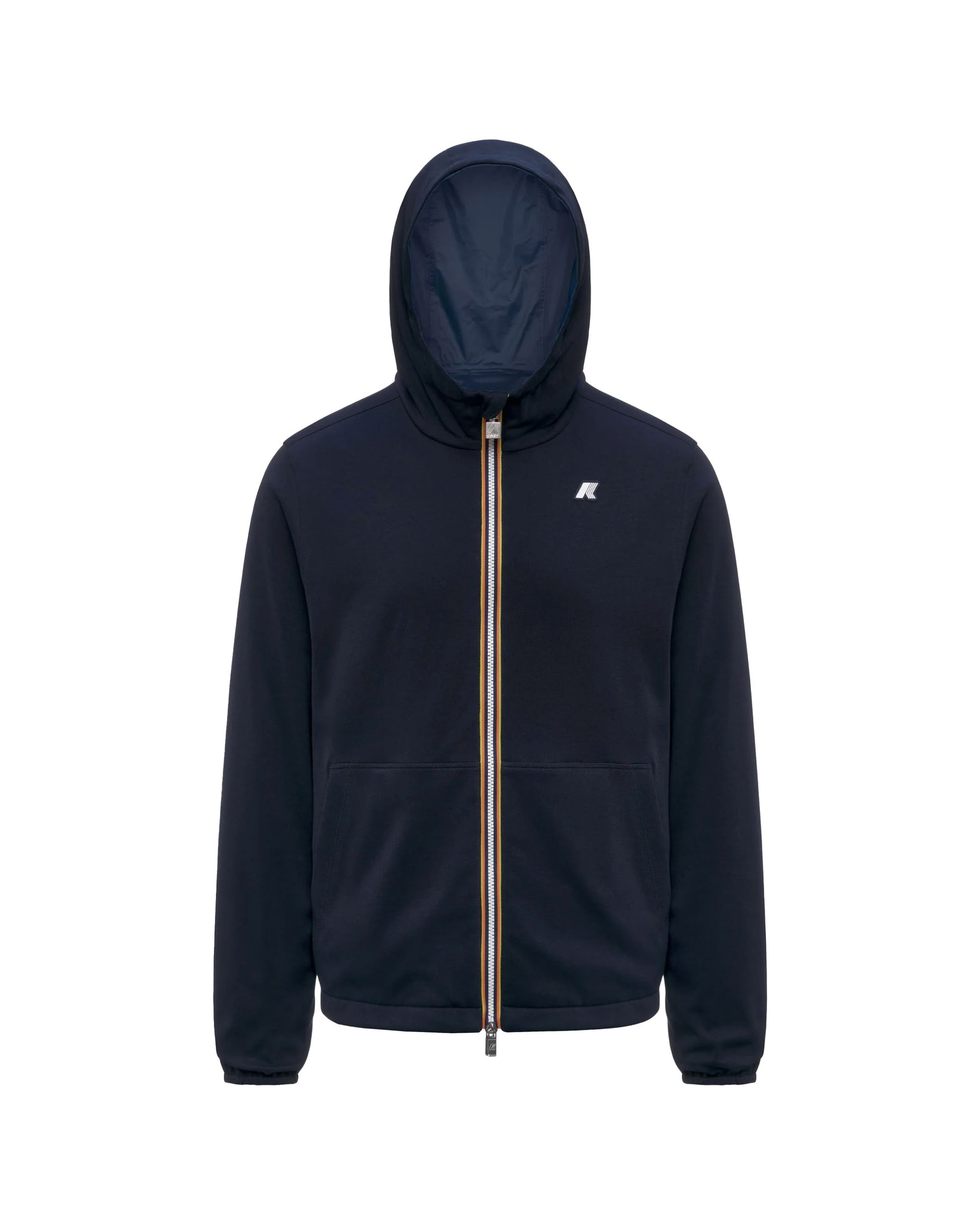 Giacca Uomo K-Way Jake Double Interlock Blu