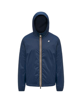 Giacca Uomo K-Way Jake Double Interlock Blu