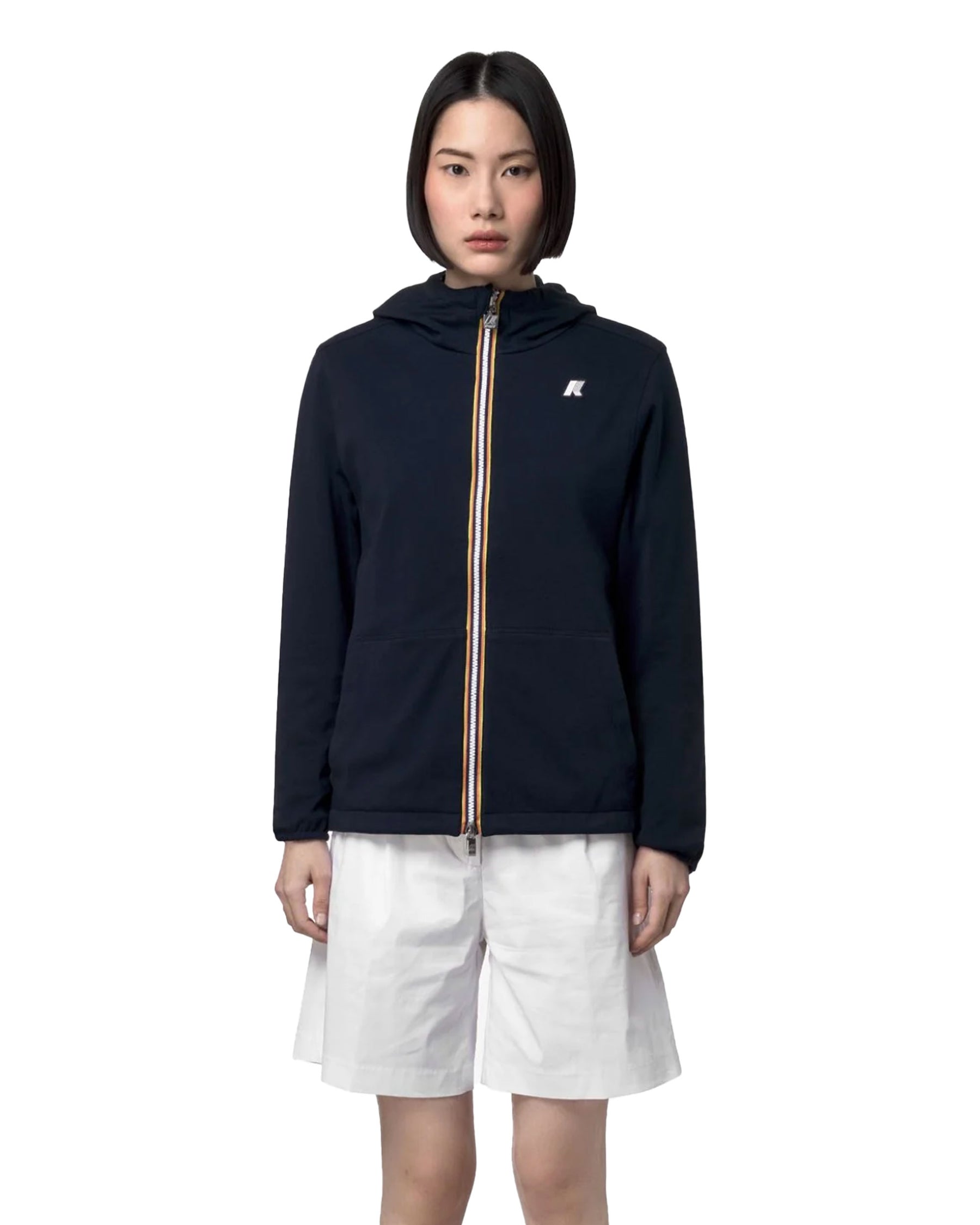 Giacca Uomo K-Way Jake Double Interlock Blu