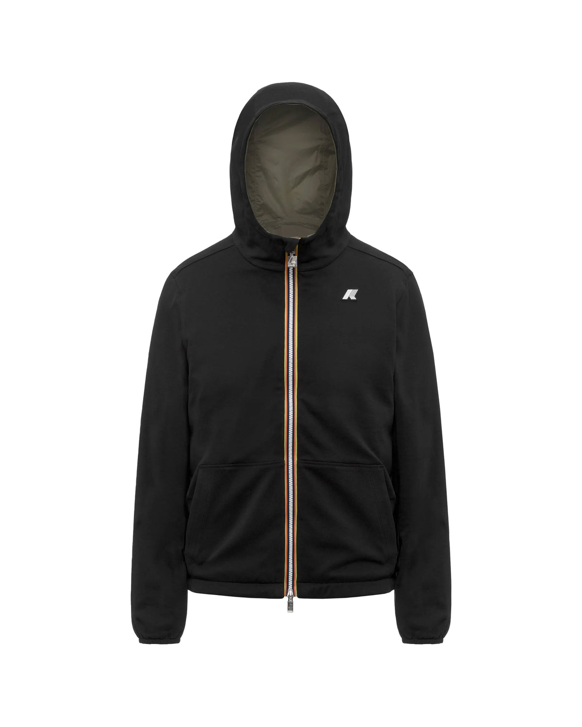 Giacca Uomo K-Way Jake Double Interlock Nero