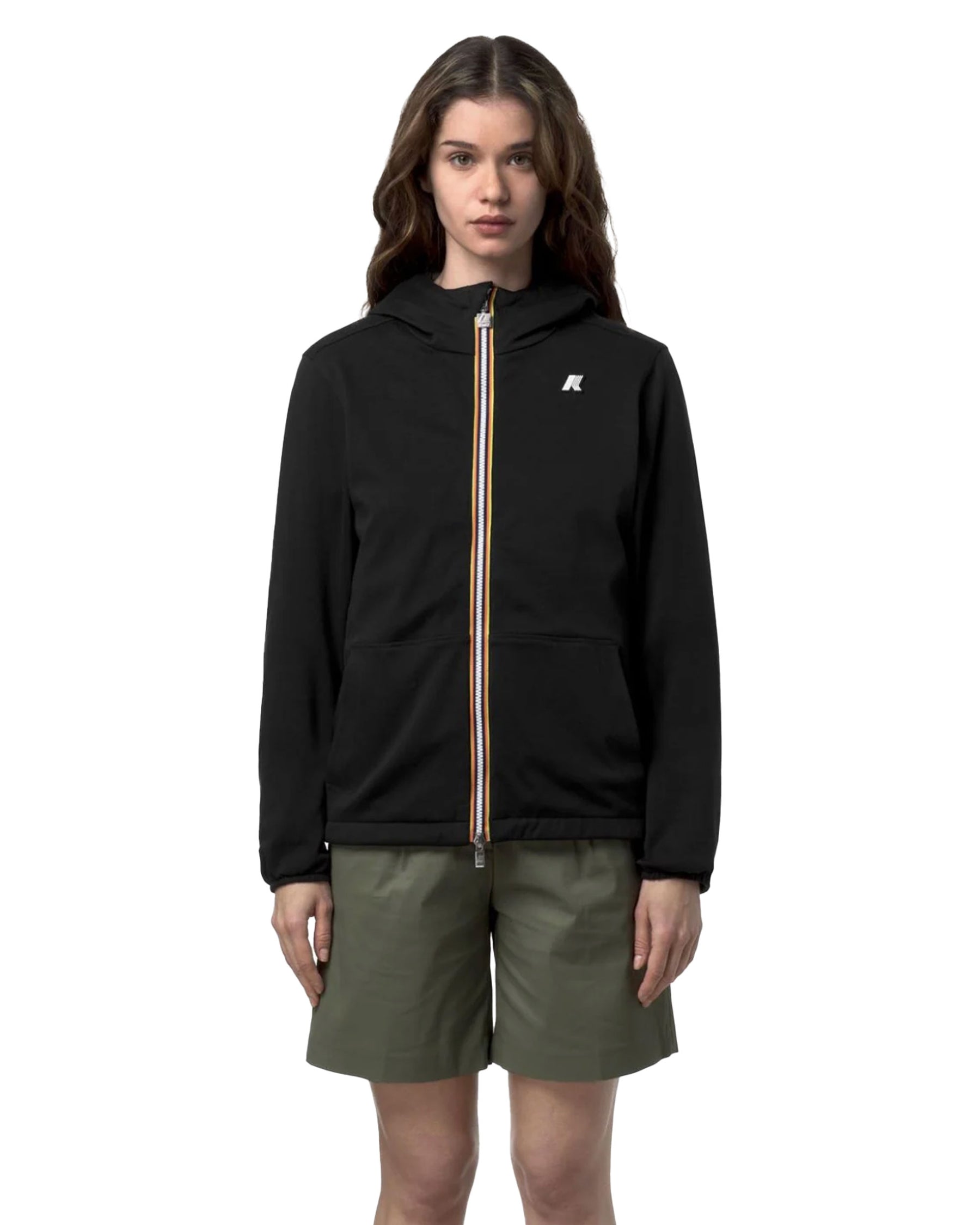 Giacca Uomo K-Way Jake Double Interlock Nero