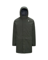 Giacca Uomo K-Way Jarno Twill Marmotta Verde