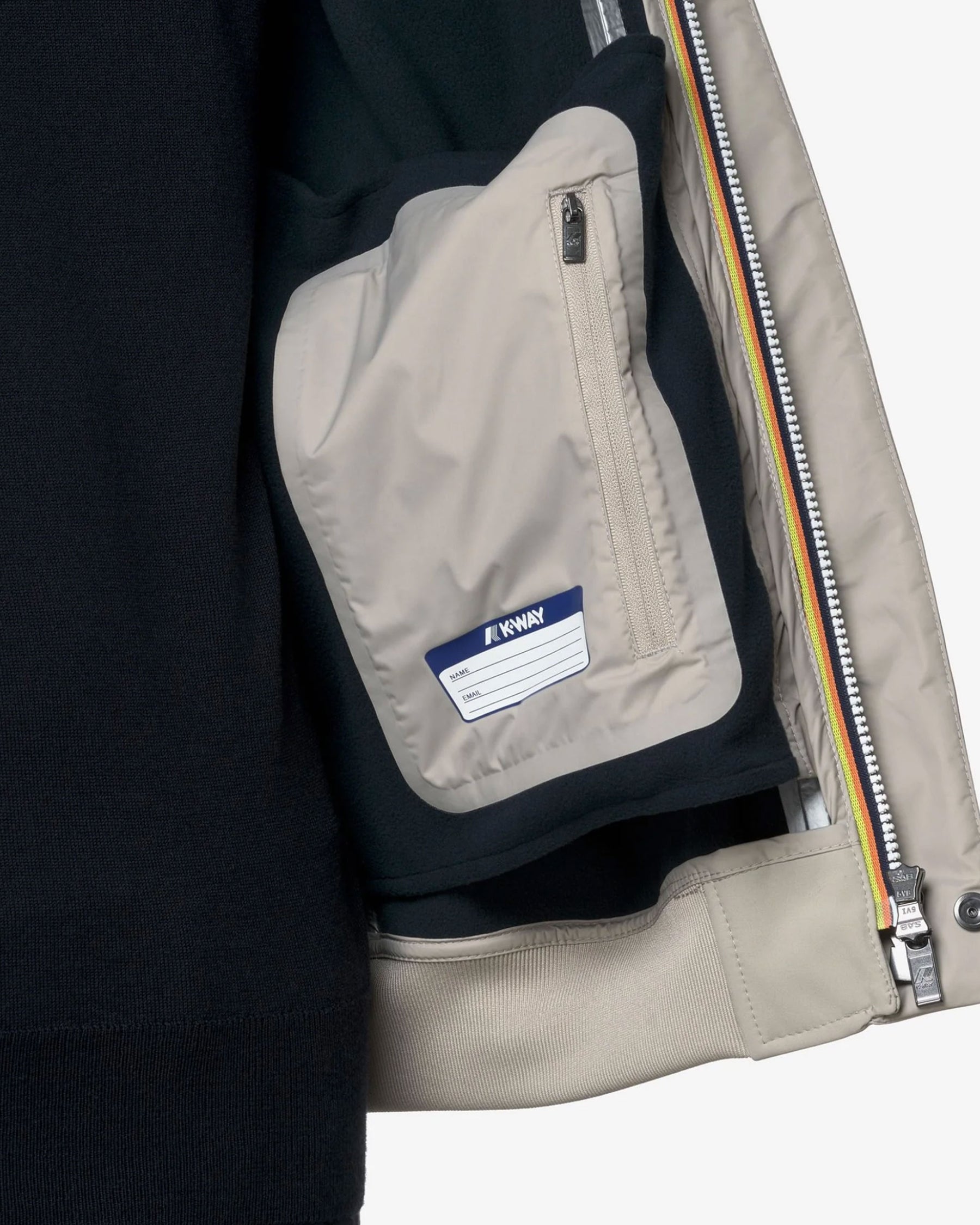 Giacca Uomo K-Way Joachim Bonded Beige