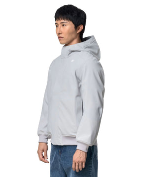 Giacca Uomo K-Way Joachim Bonded Grigio Chiaro