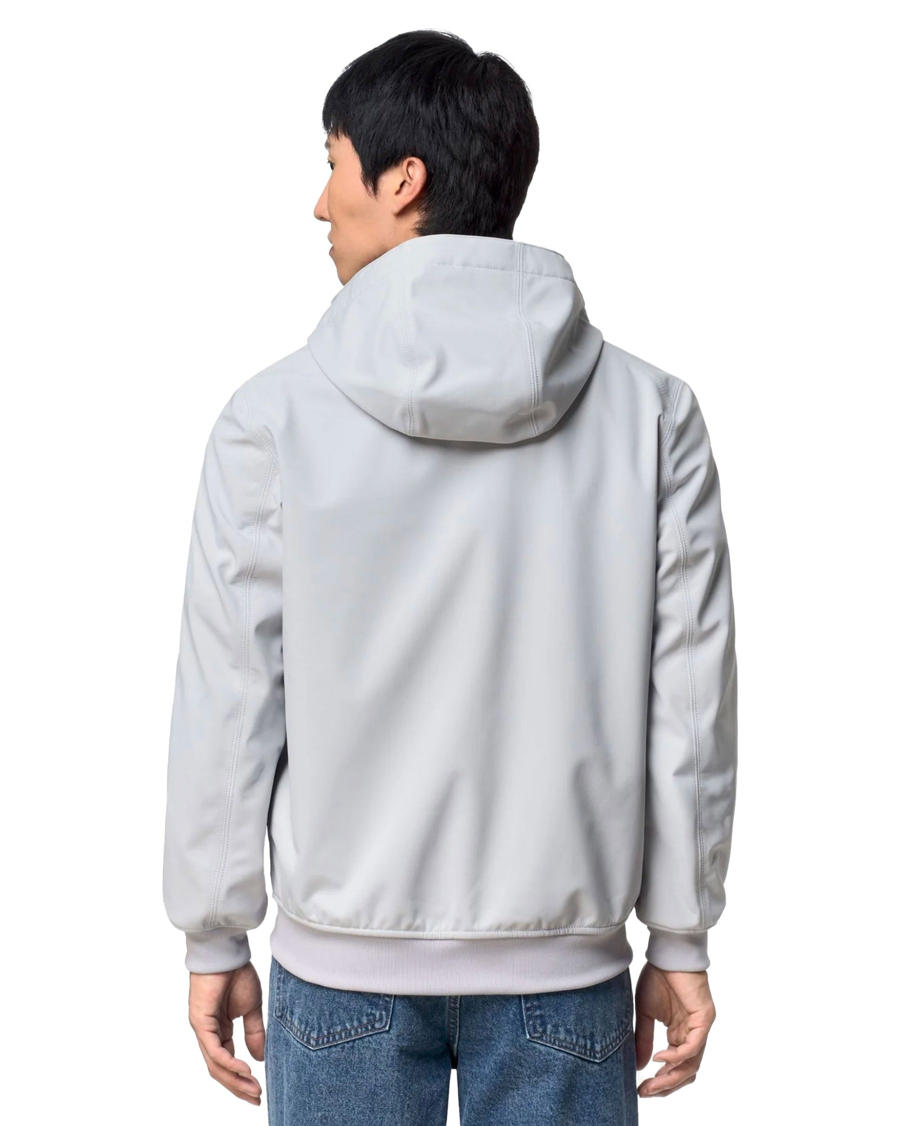 Giacca Uomo K-Way Joachim Bonded Grigio Chiaro
