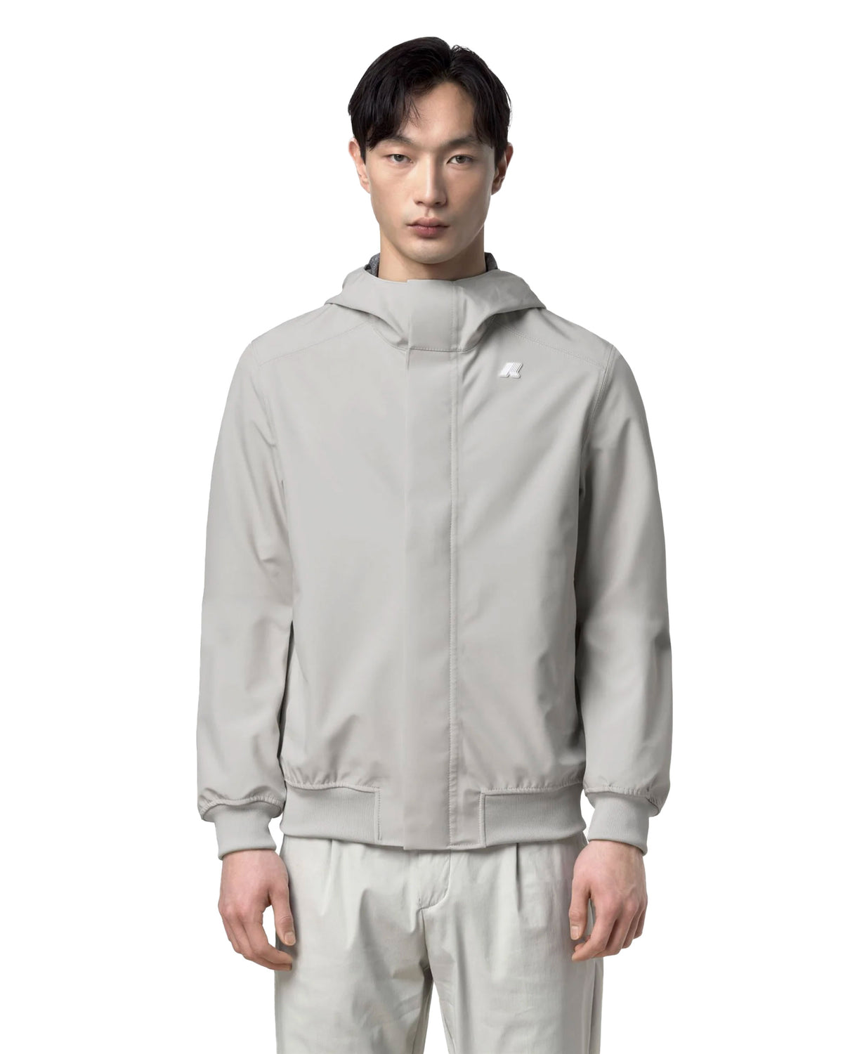 Giacca Uomo K-Way Joachim Bonded Jersey Beige