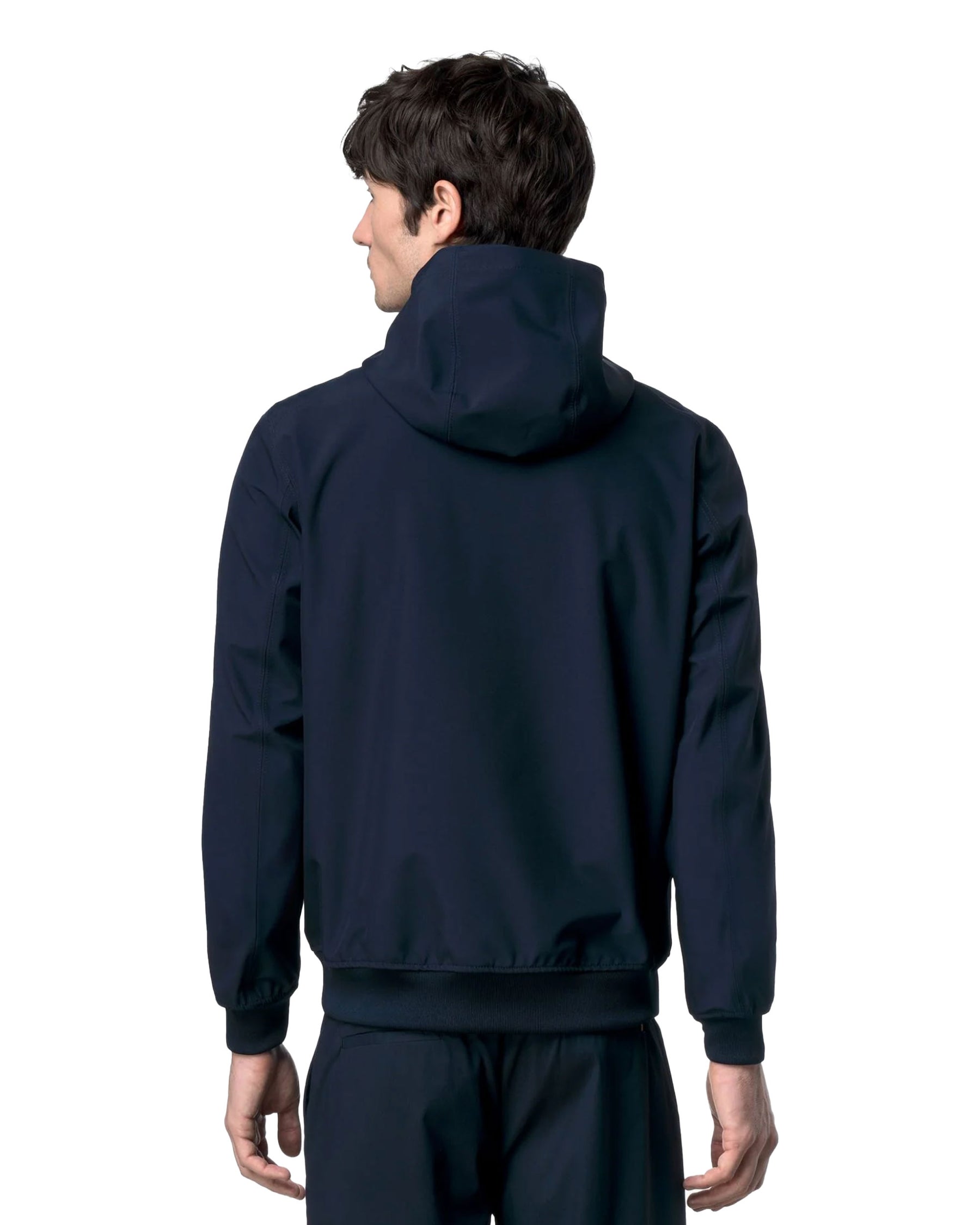 K-Way Joachim Bonded Jersey Men's Jacket Blue