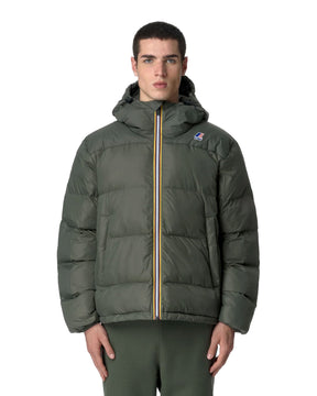 Giacca Uomo K-Way Le Vrai 3.0 Claude Heavy Warm Verde Scuro