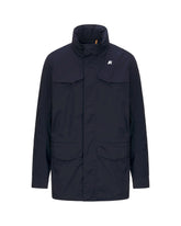 Giacca Uomo K-Way Manuel Stretch Nylon Blu