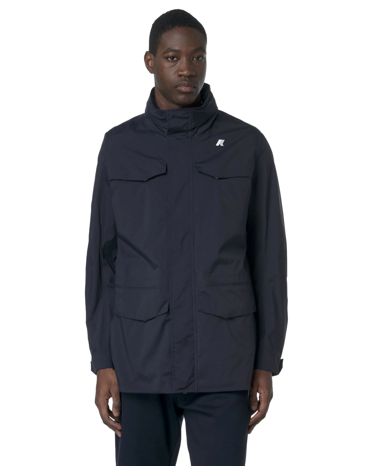 K-way Manuel Stretch Nylon Blue Men's Jacket