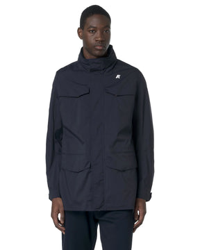 Giacca Uomo K-Way Manuel Stretch Nylon Blu