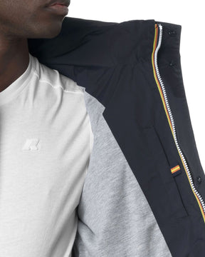 Giacca Uomo K-Way Manuel Stretch Nylon Blu