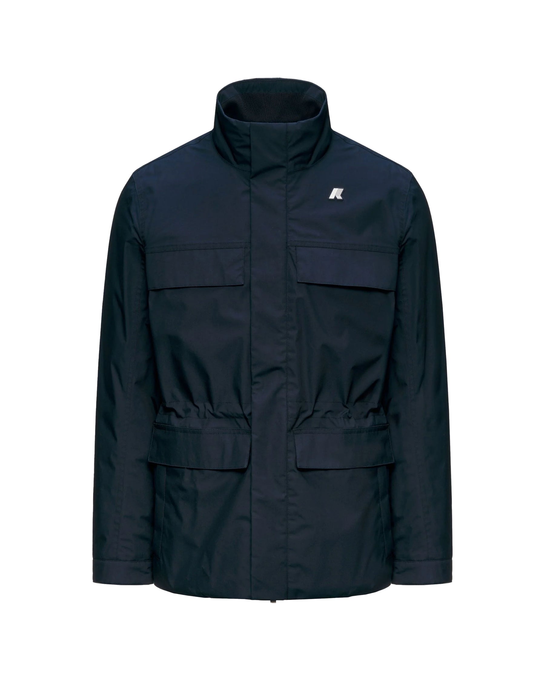 Giacca Uomo K-Way Manuene Warm Micro Canvas Man Blu