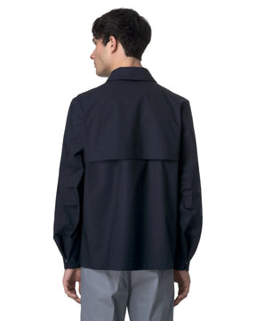 Giacca Uomo K-Way Orion 3L Poplin Blu