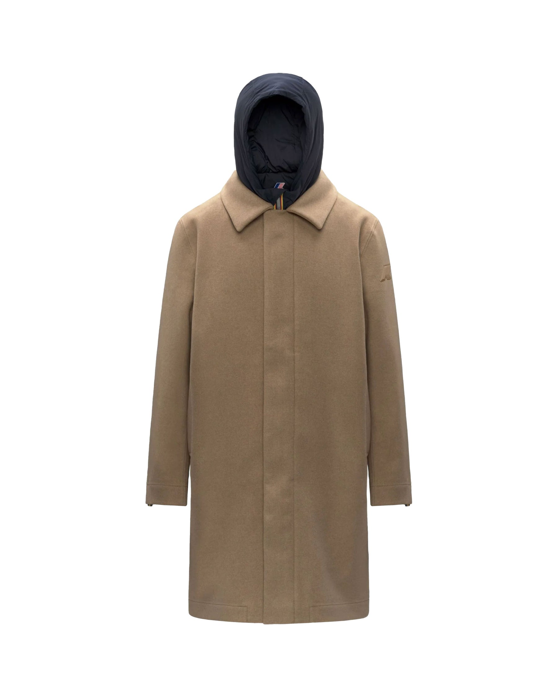 Giacca Uomo K-Way Poirol Wool Nylon Beige