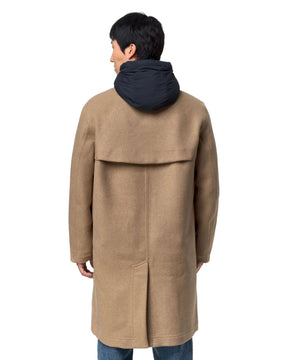 Giacca Uomo K-Way Poirol Wool Nylon Beige