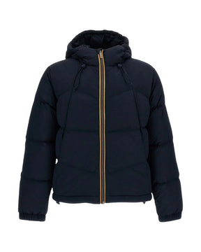 Giacca Uomo K-Way Quill Fancy Nylon Blu