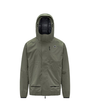 Giacca Uomo K-Way Roche Verde