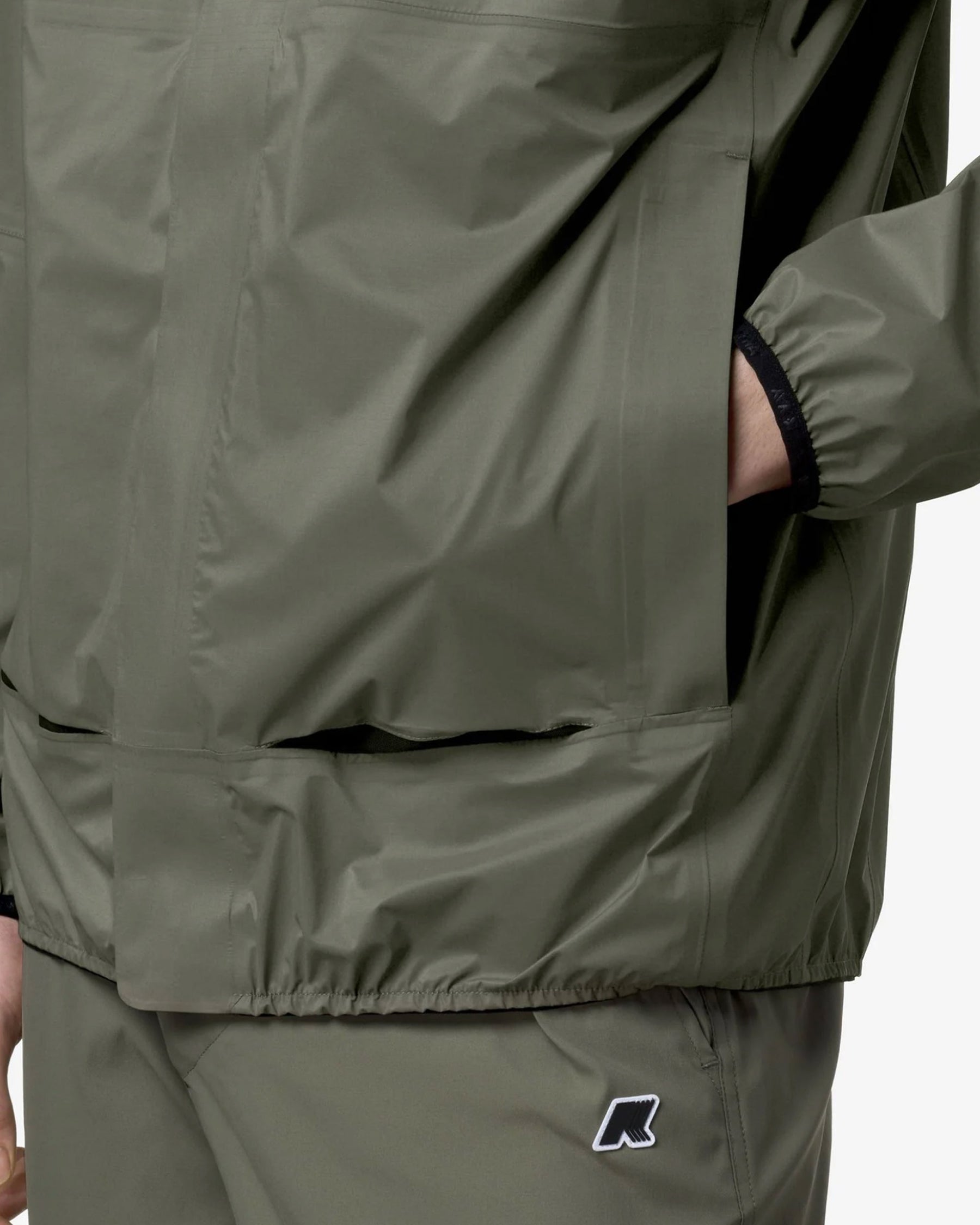 Giacca Uomo K-Way Roche Verde